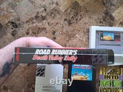RALLY DE LA MORT DE ROAD RUNNER Super Nintendo SNES CIB Qualité Collecteur 100%