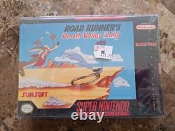 RALLY DE LA MORT DE ROAD RUNNER Super Nintendo SNES CIB Qualité Collecteur 100%