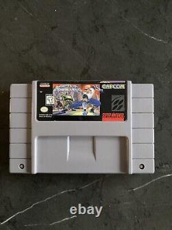 RARE Captain Commando (Super Nintendo SNES 1995) Jeu Authentique & Testé CAPCOM