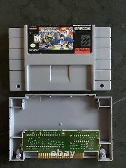 RARE Captain Commando (Super Nintendo SNES 1995) Jeu Authentique & Testé CAPCOM