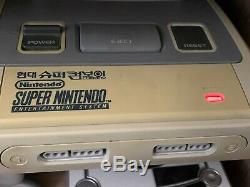 Rare Coréenne Exclusive Comboy Super Nintendo Snes Système Console Hyundai Hgm-3000