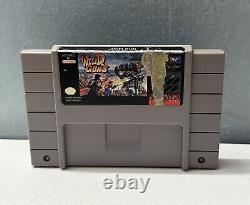 Revolver Sauvage (Super Nintendo, 1995) Cartouche Seulement SNES Testé Authentique Usure de l'étiquette