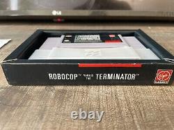 Robocop Contre Le Terminator Super Nintendo Snes Cib. Excellent État