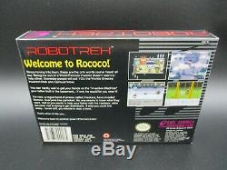 Robotrek Ovp Cib Snes Super Nintendo Ntsc Top