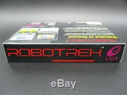 Robotrek Ovp Cib Snes Super Nintendo Ntsc Top