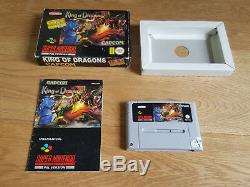 Roi Des Dragons Pour Snes Super Nintendo Avec Ovp + Anleitung Pal Cib