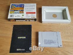 Roi Des Dragons Pour Snes Super Nintendo Avec Ovp + Anleitung Pal Cib