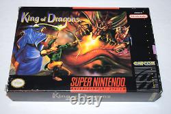 Roi des Dragons - Jeu vidéo complet pour Super Nintendo SNES dans sa boîte