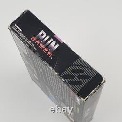 Run Saber (Super Nintendo SNES) AUTHENTIQUE CIB Complet dans la Boîte TESTÉ