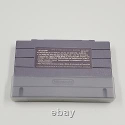 Run Saber (Super Nintendo SNES) AUTHENTIQUE CIB Complet dans la Boîte TESTÉ