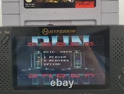 Run Saber (Super Nintendo SNES) AUTHENTIQUE CIB Complet dans la Boîte TESTÉ