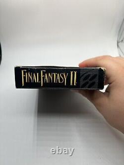 SNES Final Fantasy II 2 (Super Nintendo) Authentique Complet Avec Manuel Sans Carte