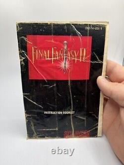 SNES Final Fantasy II 2 (Super Nintendo) Authentique Complet Avec Manuel Sans Carte