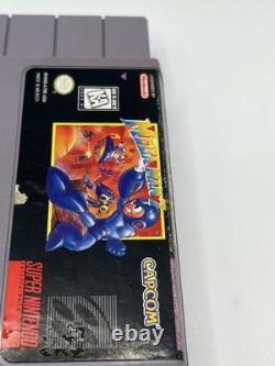 SNES Mega Man 7 (Super Nintendo, 1995) Cartouche seule authentique TESTÉE