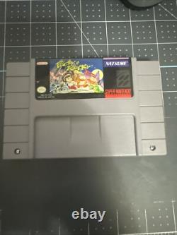 SNES Pocky & Rocky Cartouche de jeu Super Nintendo uniquement RARE
