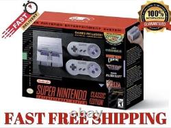 SNES Super Nintendo Classic Edition Mini Système de divertissement 21 Jeux NEUF