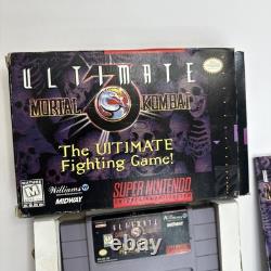 SNES Super Nintendo Ultimate Mortal Kombat 3