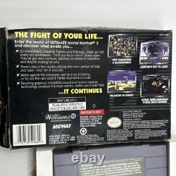 SNES Super Nintendo Ultimate Mortal Kombat 3