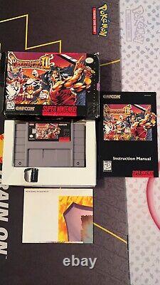 SOUFFLE DE FEU II 2 Super Nintendo SNES Authentique Complet Carte Manuel 1995 CIB
