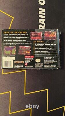 SOUFFLE DE FEU II 2 Super Nintendo SNES Authentique Complet Carte Manuel 1995 CIB