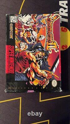 SOUFFLE DE FEU II 2 Super Nintendo SNES Authentique Complet Carte Manuel 1995 CIB