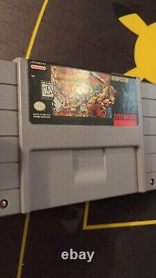 SOUFFLE DE FEU II 2 Super Nintendo SNES Authentique Complet Carte Manuel 1995 CIB