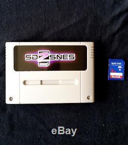 Sd2snes Everdrive Super Nintendo + Carte Sd 8go Snes Famicom Super Nes