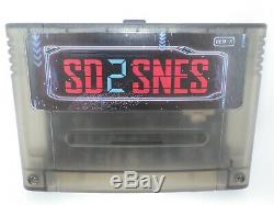 Sd2snes Rev X De Super Snes Famicom Super Nintendo + 16 Go Carte Mémoire Sd Everdrive