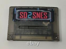 Sd2snes (nouvelle Version) Super Nintendo Snes Flash Cart + 16 Go Micro Sd Inclus