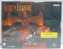 Secret Of Evermore Snes Super Nintendo Guide Grand Box Avec Guide Rare