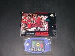 Secret d'Evermore (Super Nintendo, 1995) SNES CIB COMPLÈTE EN BOÎTE