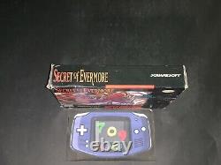 Secret d'Evermore (Super Nintendo, 1995) SNES CIB COMPLÈTE EN BOÎTE