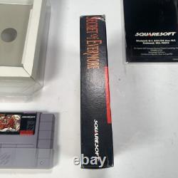 Secret d'Evermore (Super Nintendo SNES) avec boîte et manuel authentiques