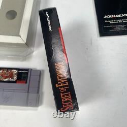 Secret d'Evermore (Super Nintendo SNES) avec boîte et manuel authentiques