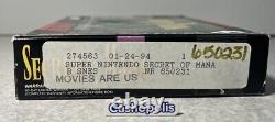 Secret de Mana SNES Super Nintendo Complet dans sa boîte CIB Authentique avec Carte.