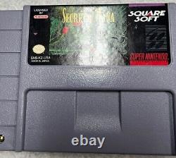 Secret de Mana SNES Super Nintendo Complet dans sa boîte CIB Authentique avec Carte.