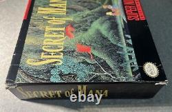 Secret de Mana SNES Super Nintendo Complet dans sa boîte CIB Authentique avec Carte.