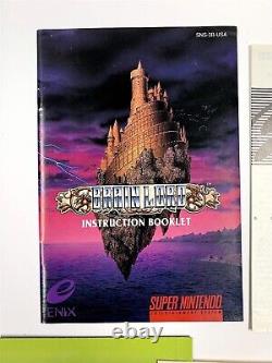 Seigneur du Cerveau SNES Super Nintendo Complet en Boîte CIB avec Inserts