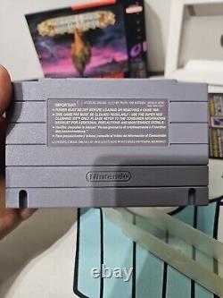 Seigneur du cerveau (Super Nintendo SNES) Complet dans la boîte avec la carte CIB