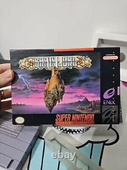 Seigneur du cerveau (Super Nintendo SNES) Complet dans la boîte avec la carte CIB