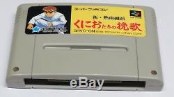 Shin Nekketsu Kouha Kunio Tachi No Banka Kha Kunio-tachi Japon Super Famicom