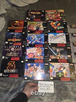 Snes 12 jeux Cib + 2 jeux presque Cib