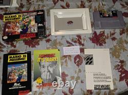 Snes 12 jeux Cib + 2 jeux presque Cib