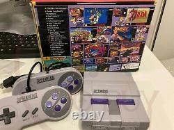 Snes Classic Edition Super Nintendo Entertainment System 21 Jeux Complets Nouveau Jeu