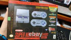 Snes Classic Edition Super Nintendo Entertainment System 21 Jeux Complets Nouveau Jeu