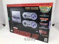 Snes Classic Mini Edition Système De Divertissement Super Nintendo Brand New