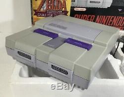 Snes Console Super Nintendo Nes Box Box Box Complete Legend Of Zelda Cib