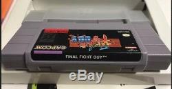 Snes Final Fight Guy (super Nintendo) Complet In Box Rare Rental Exclusive