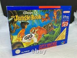 Snes Super Nintendo Disney The Jungle Book Pal Uk Brand New Non Ouvert Vga / Wata