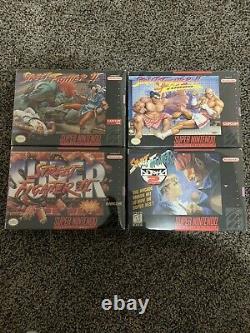 Snes Super Nintendo Games In Box Collection Lot Of 37 Cib